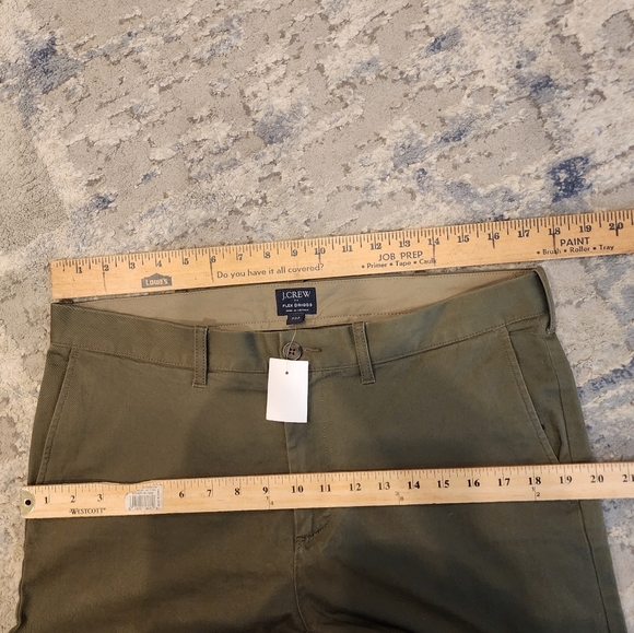 NWT J. Crew Flex Driggs Green Chino Pants Men's size 33 - Picture 3 of 13